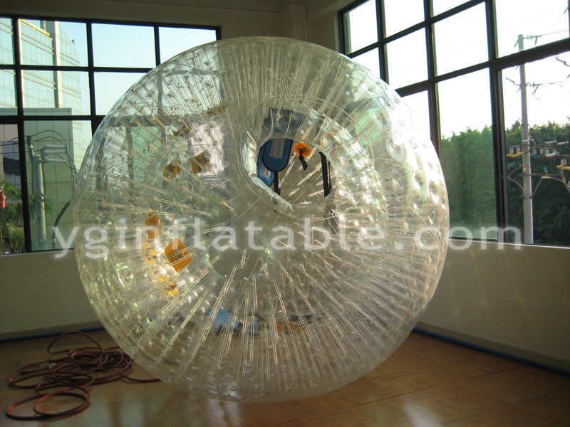 Прозрачный надувной шарик из травы.GH072