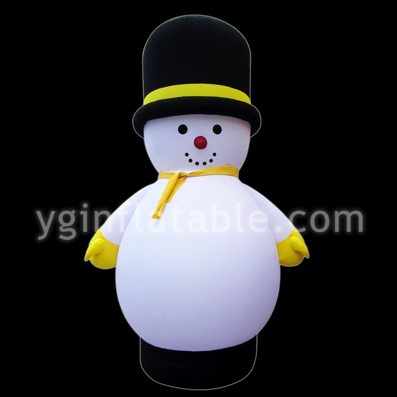Рождественский надувной снеговикGM025