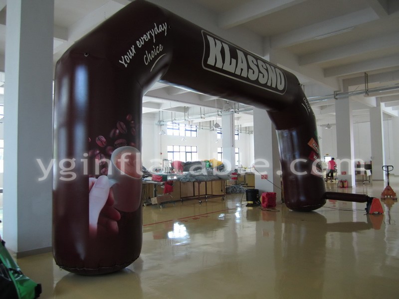Надувная рекламная арка для кофеGA135