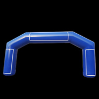 Синяя надувная рекламная арка