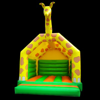 Наружный прыгающий домик жирафа