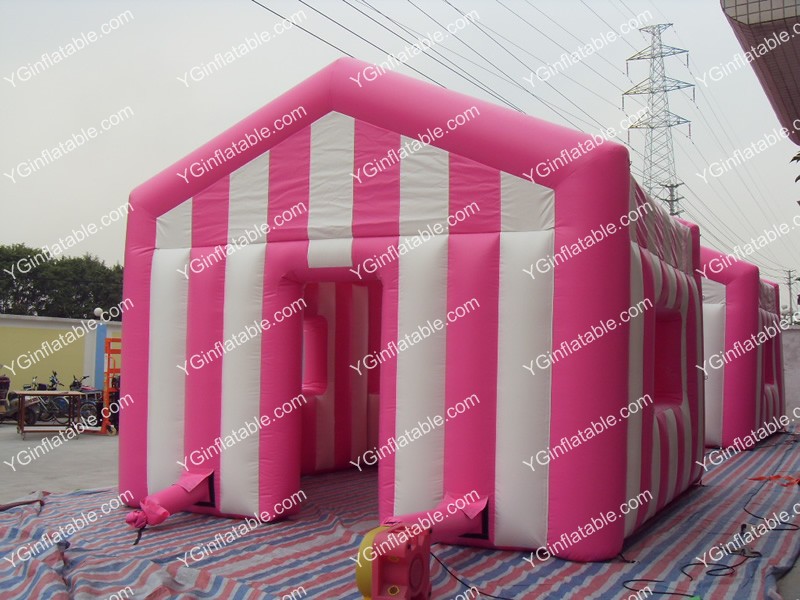 Розовые и белые надувные палатки онлайнGN089