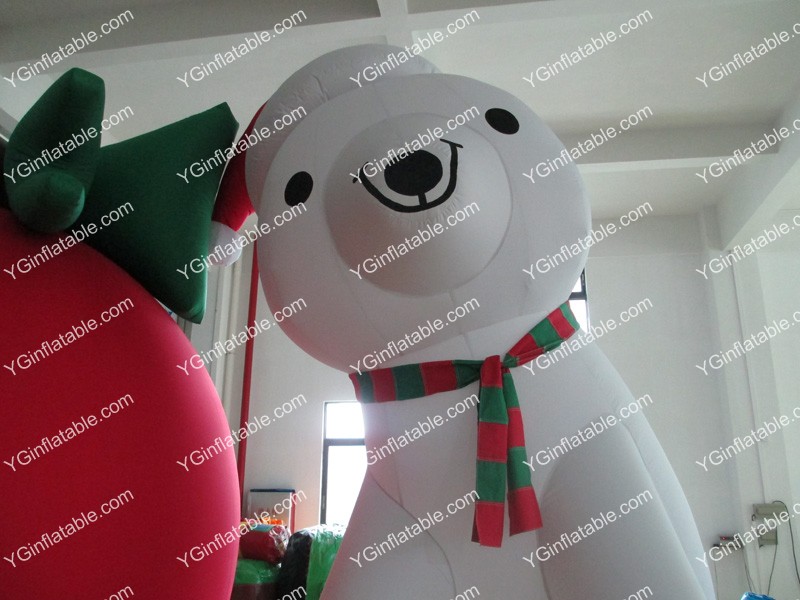 надувной Рождественский мультяшный медведьGC045