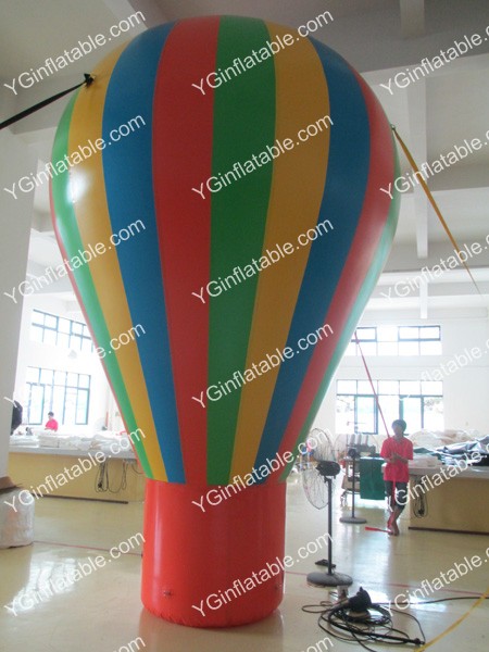 Цветной термосвариваемый надувной мячGO061