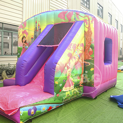 Детский Bounce House розовыйYGC16