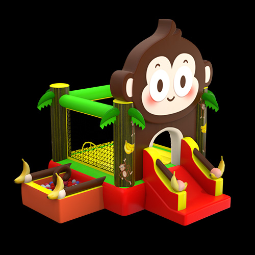 Домик с прыжками и скольжением обезьяны01