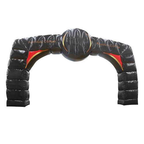 Черная надувная арка
