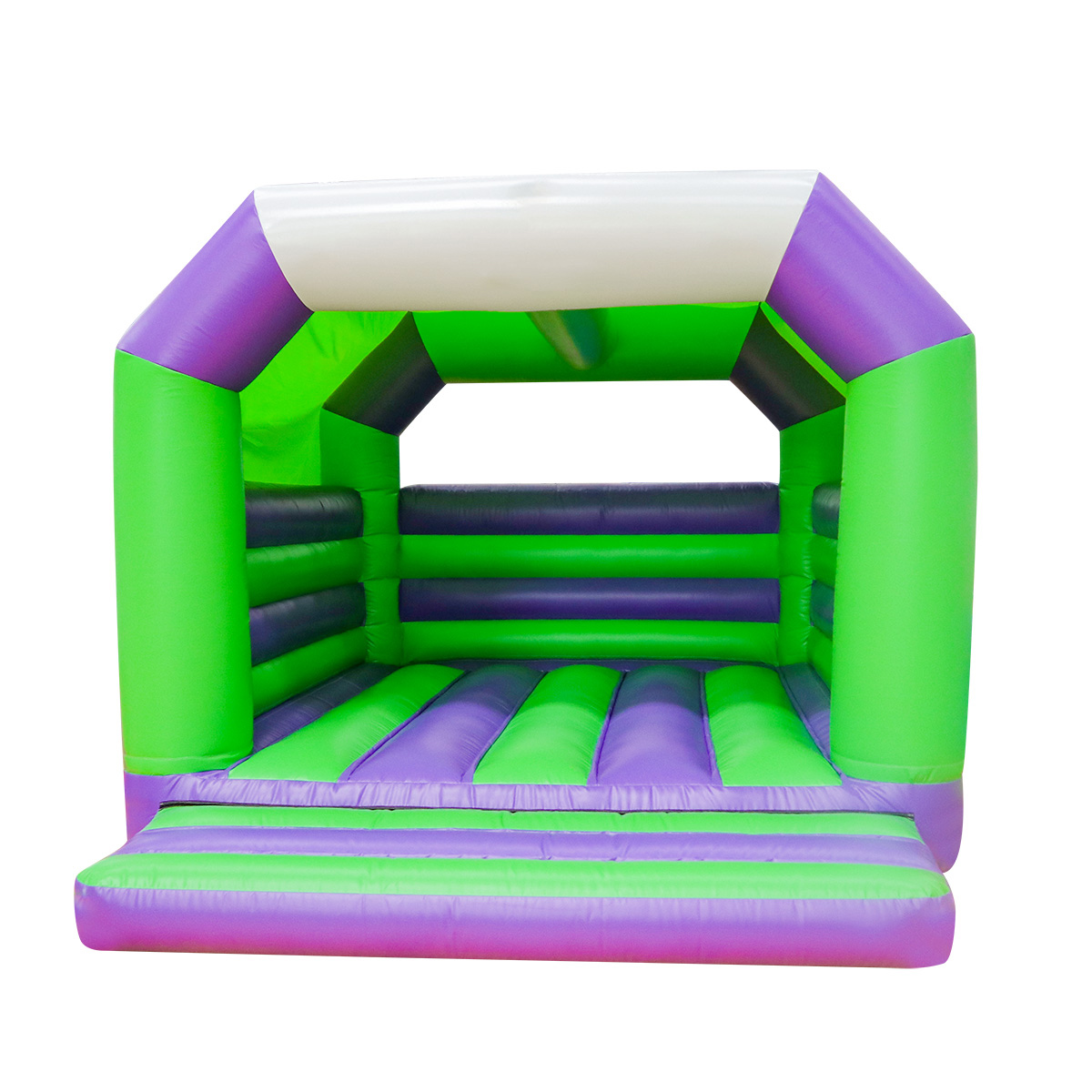 Надувной фиолетово-зеленый прыгающий домYG-119