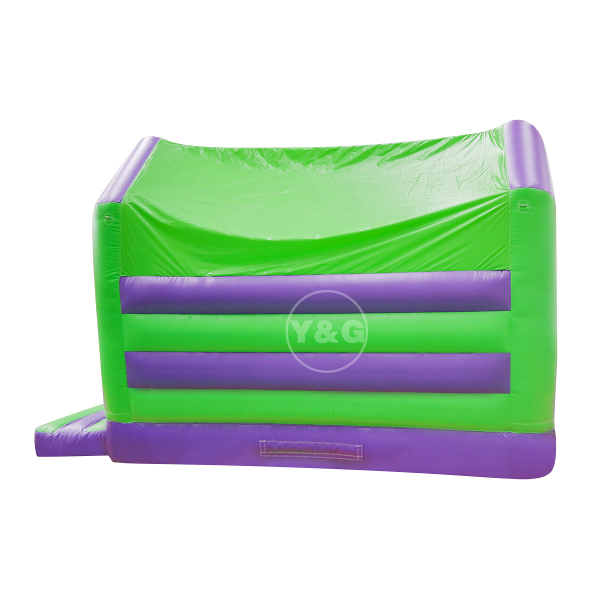 Надувной фиолетово-зеленый прыгающий домYG-119